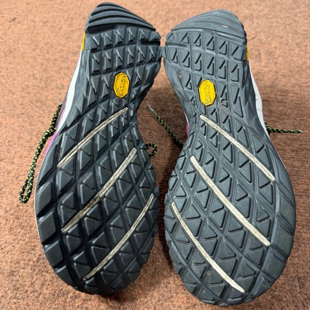 Merrell Antora 2 Womens Trail Running Shoes Purple Black Vibram J066700 Size 9.5